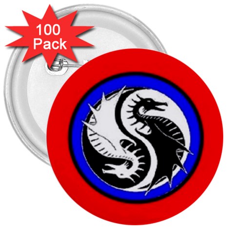 dragon 3  Button (100 pack) from ArtsNow.com Front