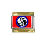 dragon Gold Trim Italian Charm (9mm)