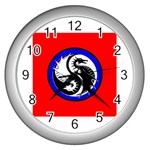 dragon Wall Clock (Silver)