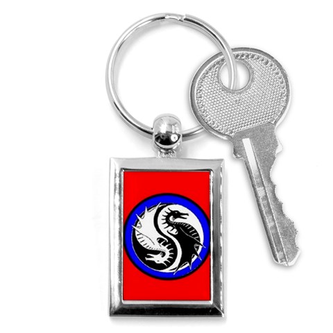 dragon Key Chain (Rectangle) from ArtsNow.com Front