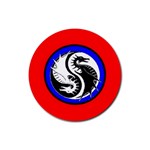 dragon Rubber Round Coaster (4 pack)