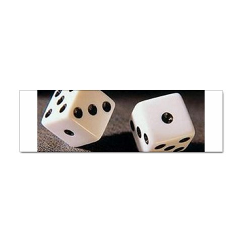 dice Sticker Bumper (10 pack) from ArtsNow.com Front