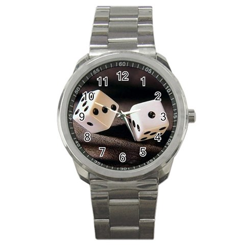 dice Sport Metal Watch from ArtsNow.com Front