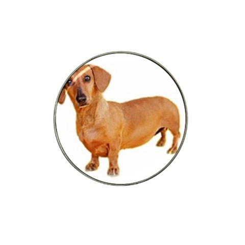 daschund Hat Clip Ball Marker (4 pack) from ArtsNow.com Front