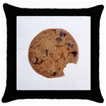 cookie Throw Pillow Case (Black)