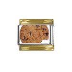 cookie Gold Trim Italian Charm (9mm)