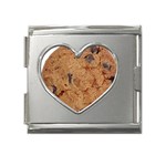 cookie Mega Link Heart Italian Charm (18mm)