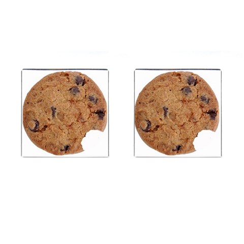 cookie Cufflinks (Square) from ArtsNow.com Front(Pair)