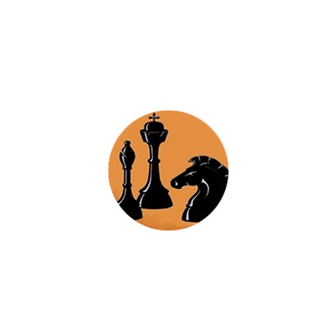 chess 1  Mini Button from ArtsNow.com Front