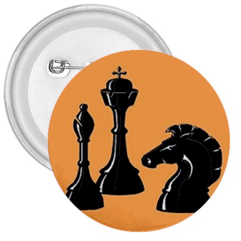 chess 3  Button from ArtsNow.com Front