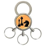 chess 3-Ring Key Chain