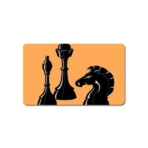 chess Magnet (Name Card) from ArtsNow.com Front