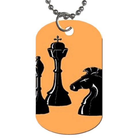 chess Dog Tag (One Side) from ArtsNow.com Front