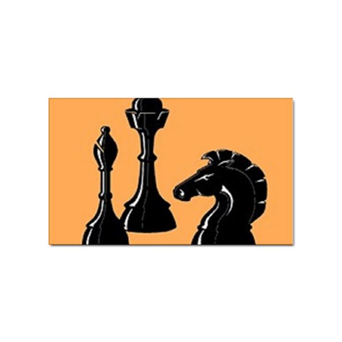 chess Sticker Rectangular (10 pack) from ArtsNow.com Front