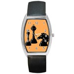 chess Barrel Style Metal Watch