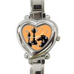 chess Heart Italian Charm Watch