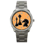 chess Sport Metal Watch