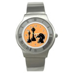 chess Stainless Steel Watch