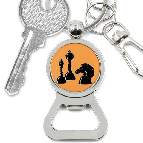 chess Bottle Opener Key Chain from ArtsNow.com Front