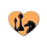 chess Rubber Coaster (Heart)