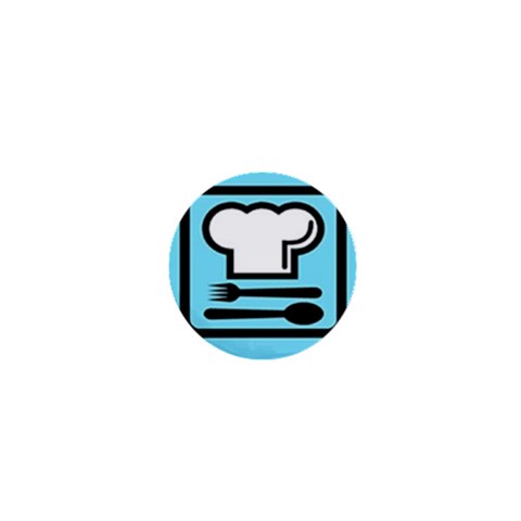 chef 1  Mini Button from ArtsNow.com Front