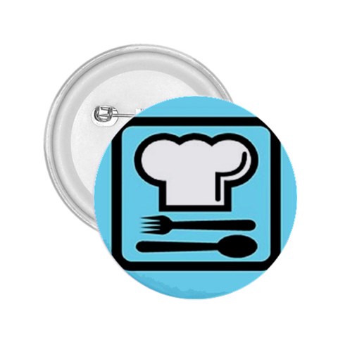 chef 2.25  Button from ArtsNow.com Front