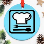 chef Ornament (Round)