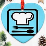 chef Ornament (Heart)