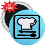 chef 3  Magnet (10 pack)