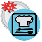 chef 3  Button (100 pack)