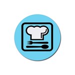 chef Rubber Coaster (Round)