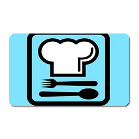 chef Magnet (Rectangular) from ArtsNow.com Front