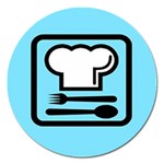 chef Magnet 5  (Round)