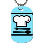 chef Dog Tag (One Side)