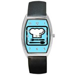 chef Barrel Style Metal Watch