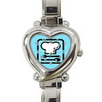 chef Heart Italian Charm Watch