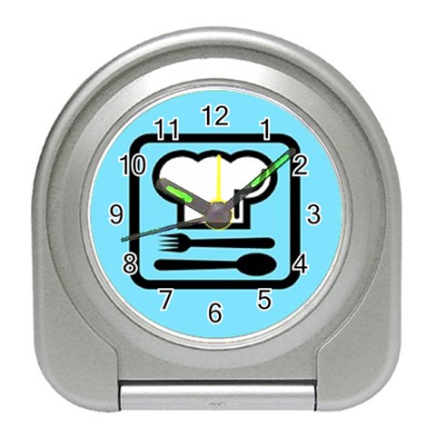 chef Travel Alarm Clock from ArtsNow.com Front
