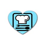 chef Heart Coaster (4 pack)