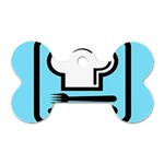 chef Dog Tag Bone (One Side)