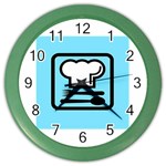 chef Color Wall Clock