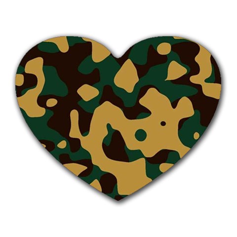 camo Mousepad (Heart) from ArtsNow.com Front