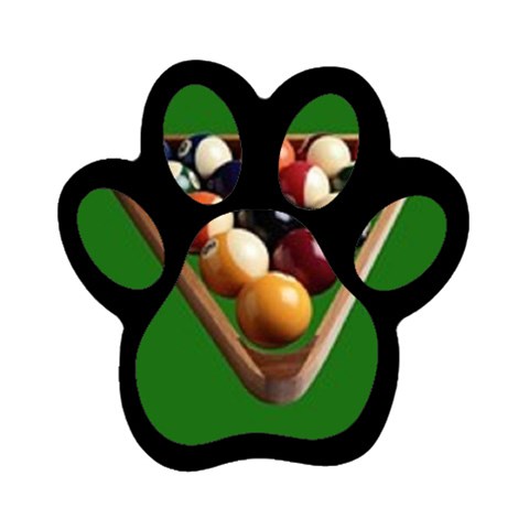 billards Magnet (Paw Print) from ArtsNow.com Front