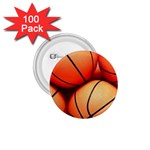 basketballs 1.75  Button (100 pack) 