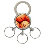 basketballs 3-Ring Key Chain