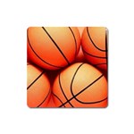 basketballs Magnet (Square)