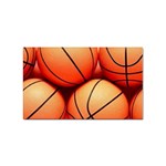 basketballs Sticker Rectangular (10 pack)