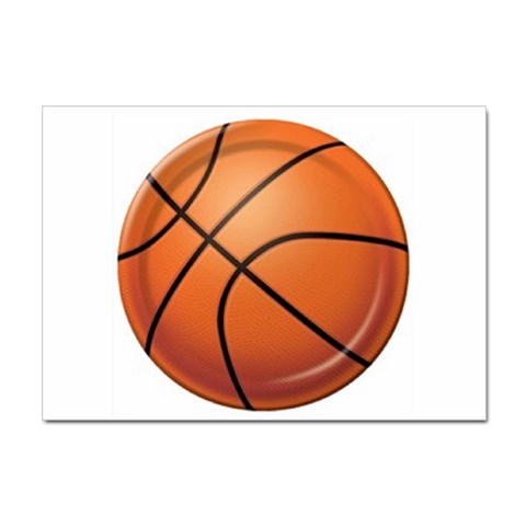 basketball Sticker A4 (100 pack) from ArtsNow.com Front