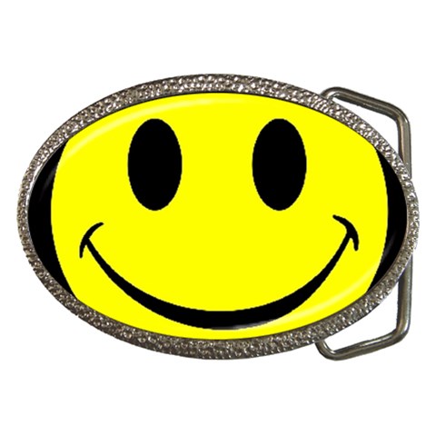 smiley Belt Buckle from ArtsNow.com Front