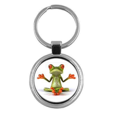 Crazy Frog Key Chain (Round) from ArtsNow.com Front