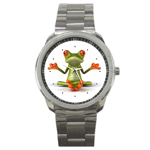 Crazy Frog Sport Metal Watch from ArtsNow.com Front